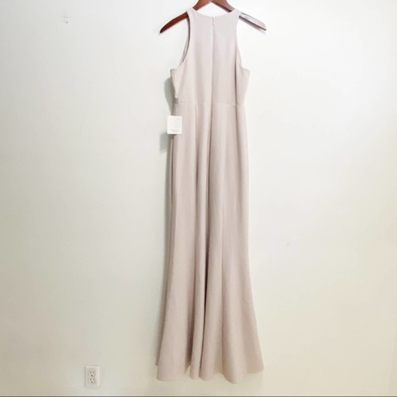 Show Me Your MuMu NWT Women's Chicago High Neck Wedding Floor Length Gown S - Picture 4 of 10